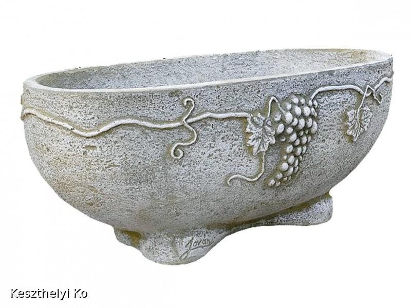 kö virágtartók,beton virágtartók,kaspó,balkonláda,virágláda,virágtartó,kaspó